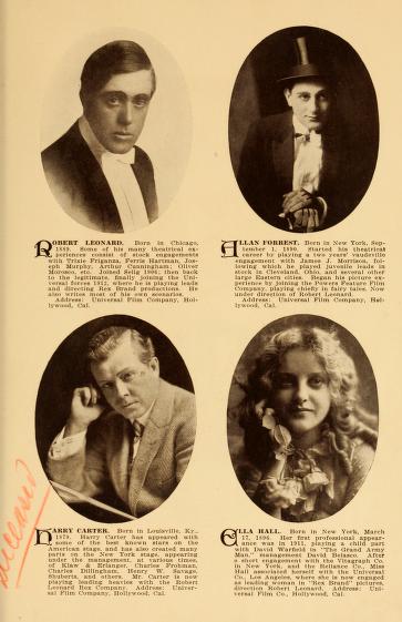 Thumbnail image of a page from Who's who in the film world
