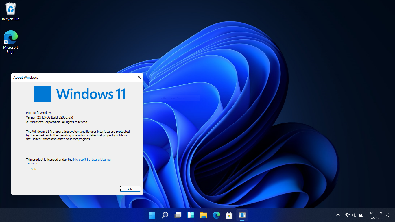 Windows 11 Insider Preview Build 22000.65 : Microsoft : Free Download ...
