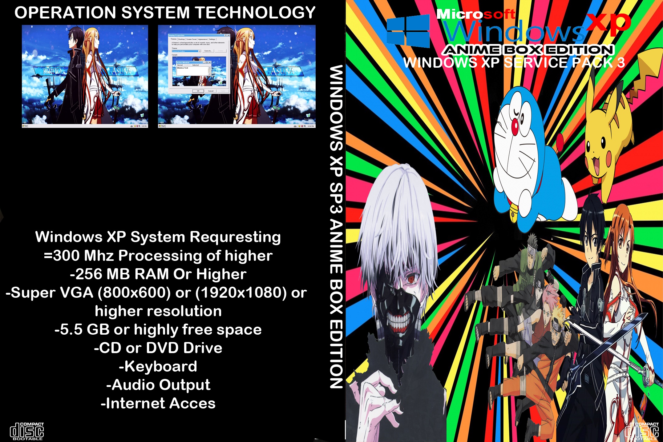 Windows XP Professional X86 Anime Box Edition (2019) : Microsoft : Free  Download, Borrow, and Streaming : Internet Archive