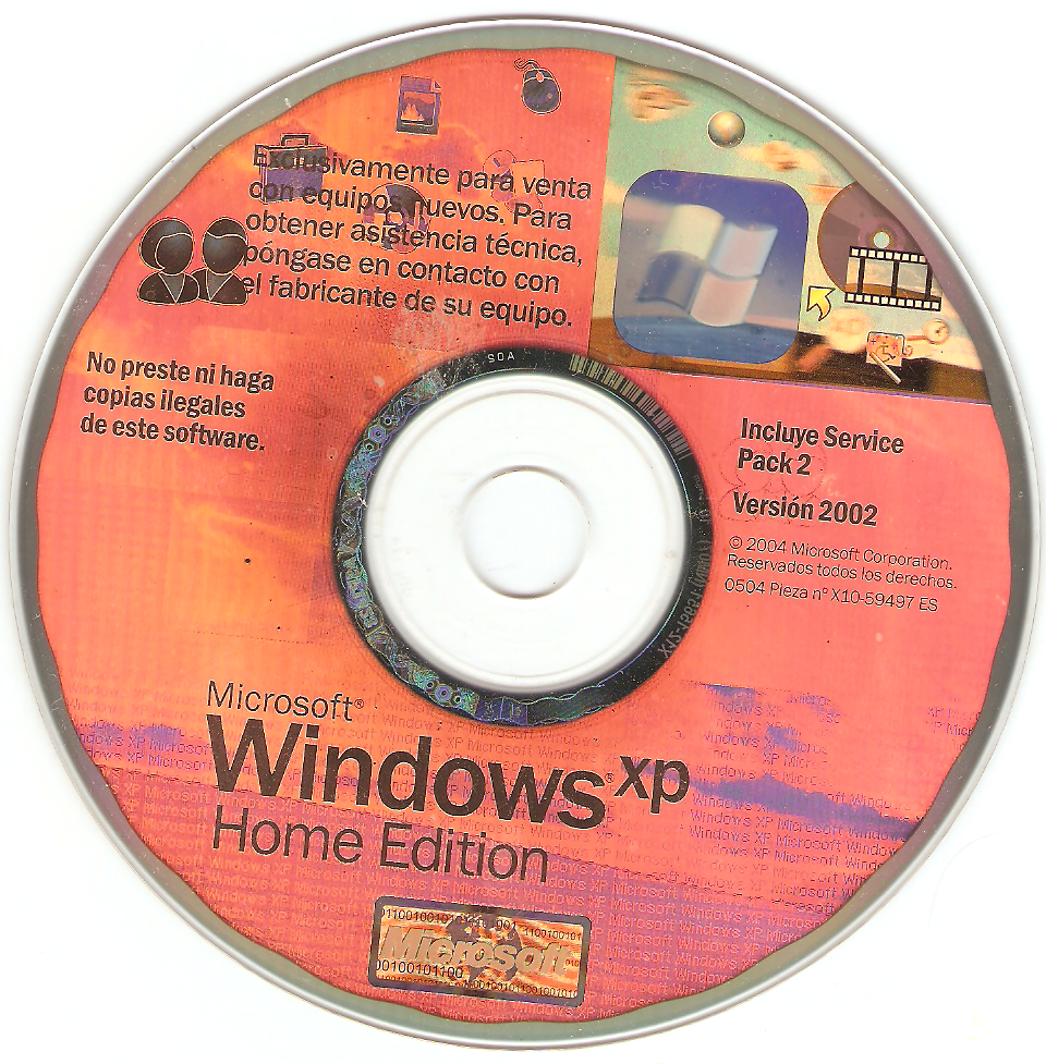 Windows XP Home Edition SP2 (Spanish) : Microsoft : Free Download 