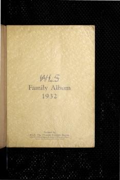 Thumbnail image of a page from WLS family album
