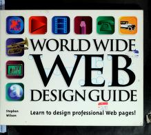 Cover of: World Wide Web Design Guide by Stephen Wilson
