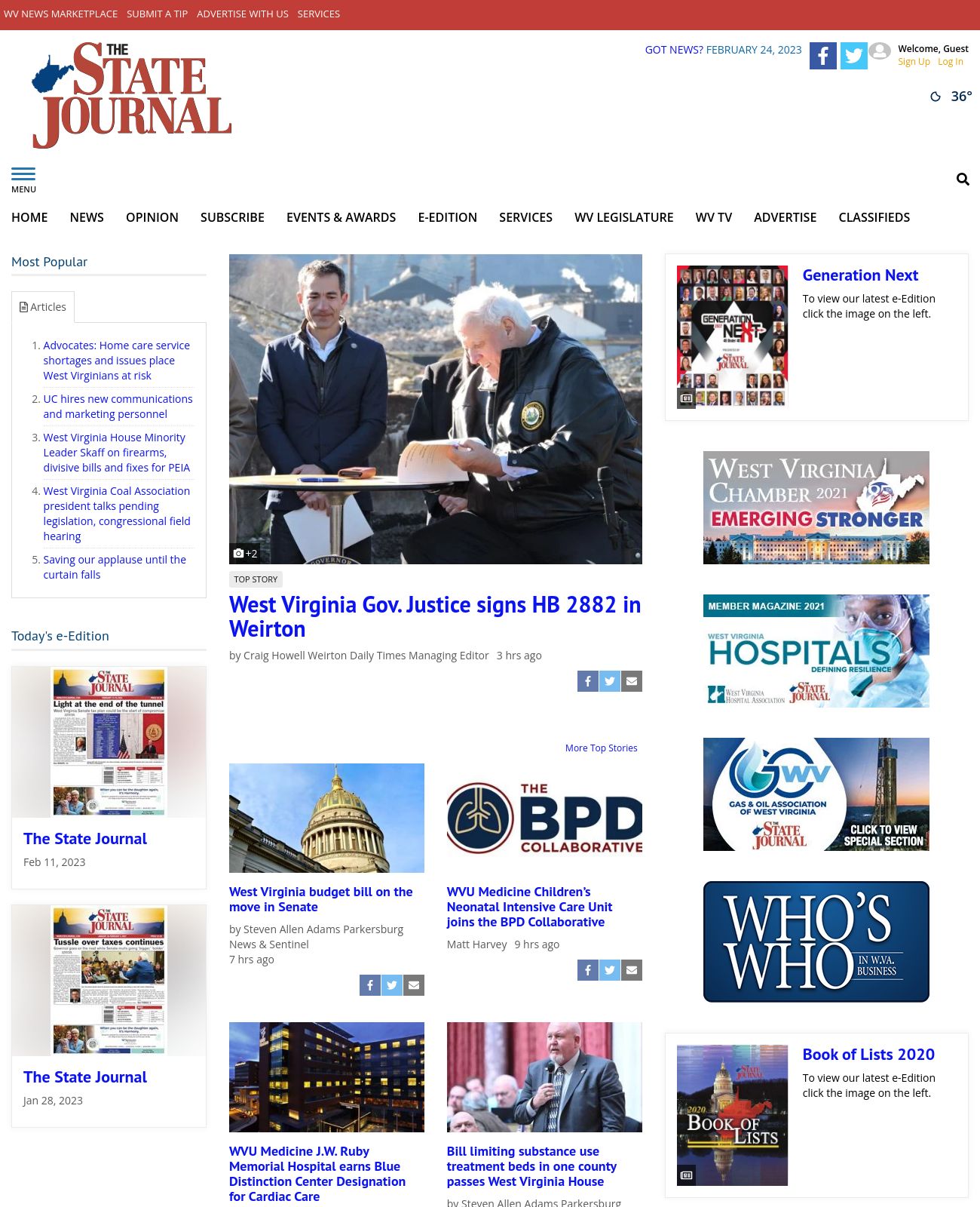 The State Journal at 2023-02-24 22:18:16-05:00 local time