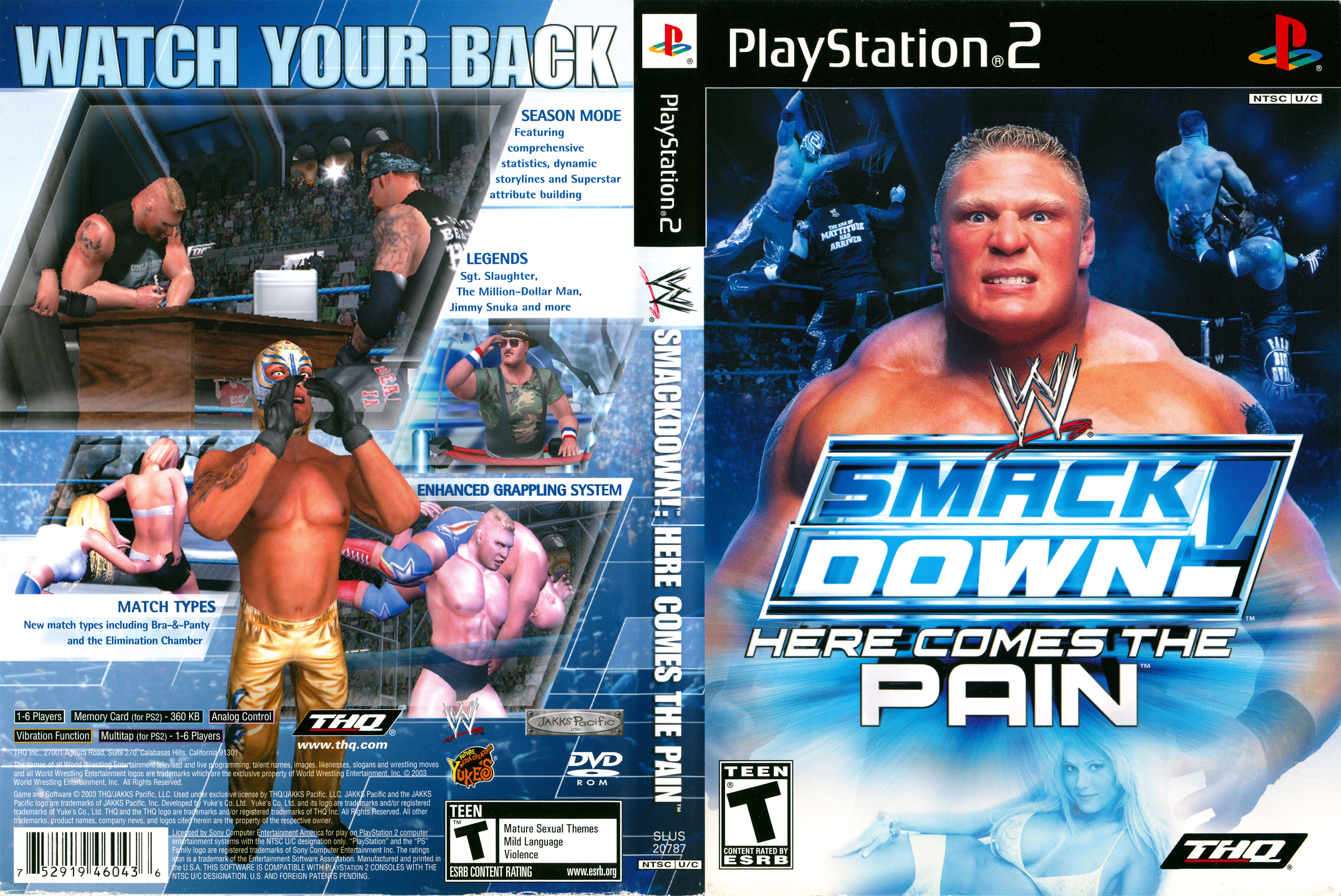 WWE SmackDown! Here Comes the Pain (Europe) PS2 ISO - CDRomance