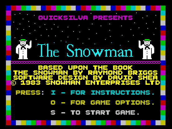 Snowman, The [a] : Quicksilva : Free Download, Borrow, and 