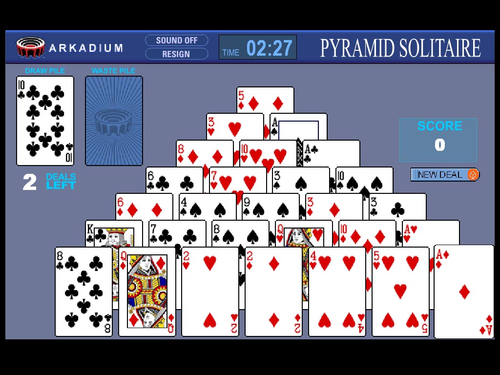 pyramid solitaire solver online