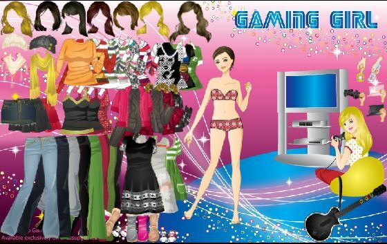 Gaming Girl Dress Up : Free Download, Borrow, and Streaming : Internet  Archive