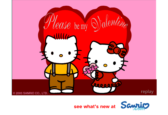 Hello Kitty & Dear Daniel Valentine's Day E-Card : American Greetings,  Sanrio Co. Ltd. : Free Download, Borrow, and Streaming : Internet Archive