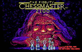 CIB Commodore The Fidelity Chessmaster 2100 for Commodore Amiga 