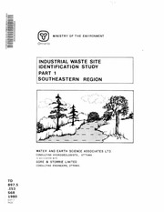 Industrial waste site identification study : southeastern region - Part 1 / [1980]
