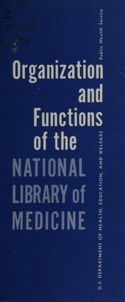 Organization and functions of the National Library