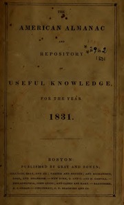 American Almanac (1831   1858)