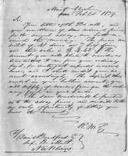 Robert M. Patterson to David Bradford, 2/1/1839