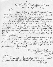 David Bradford to Robert M. Patterson, 3/29/1839
