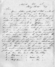 Robert M. Patterson to David Bradford, 5/16/1839