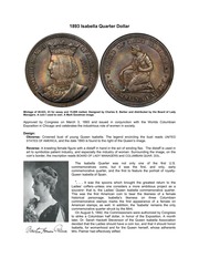 1893 Isabella Quarter Dollar