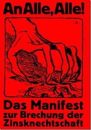 1919   Gottfried Feder   Das Manifest zur Brechung...