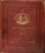 Lloyd's Register of Shipping 1921 Steamers