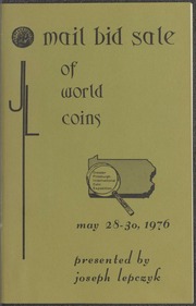 Mail Bid Sale of World Coins : May 1976