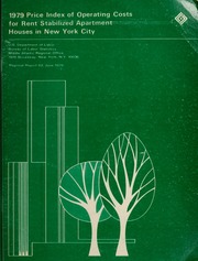 1979 price index of operating costs for rent stabilized apartment houses in New York City