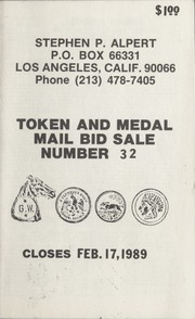 Token and Medal Mail Bid Sale #32