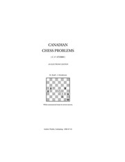 Canadian Chess Problems   Dr  Ryall & J  Henderson...