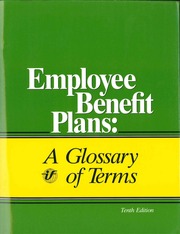 2000 JAS Employee Benefit Plans A Glossary Of Term...