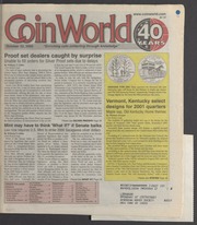 Coin World (40 Years) : October 23, 2000