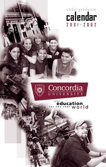Undergraduate Calendar - 2001-2002 : Free Download, Borrow, and
