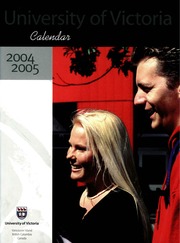University of Victoria calendar 2004 2005