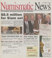 Numismatic News: November 15, 2005
