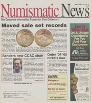 Numismatic News: November 22, 2005