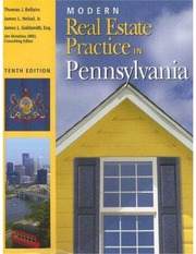 2006 Modern Real Estate Practice In Pennsylvania 1...