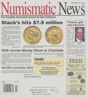 Numismatic News: June 13, 2006