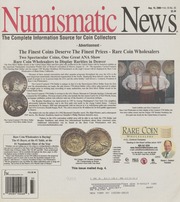 Numismatic News: August 15, 2006
