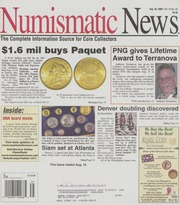 Numismatic News: August 29, 2006