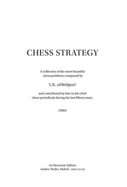 Chess Strategy  J B of Bridport (1865)