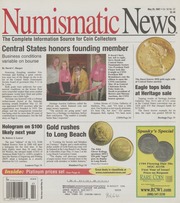 Numismatic News: May 29, 2007