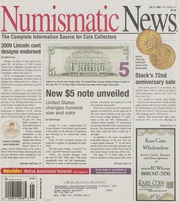 Numismatic News: October 9, 2007