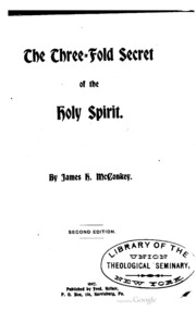 The three fold secret of the Holy Spirit