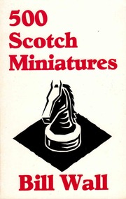 500 Scotch Miniatures By Bill Wall Xxxxx