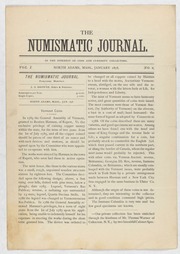 The Numismatic Journal : Vol.1 No.6