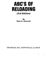 ABC reloading 3rd Ed Dean Grennell