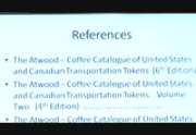 Transportation Tokens from the U.S. and Canada