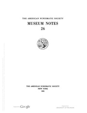 ANS Museum Notes, vols. 26-28