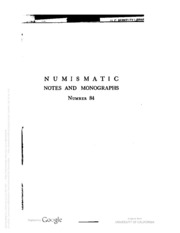 Numismatic Notes and Monographs, no. 84