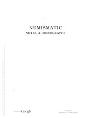 Picture of Numismatic Notes and Monographs