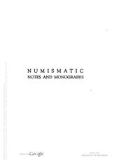 Numismatic Notes and Monographs, nos. 50-55