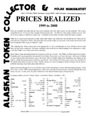 Prices Realized, 1999-2008