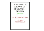 A STUDENT'S HISTORY OF EDUCATION IN INDIA (1800 19
